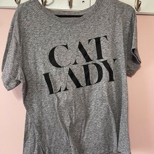 Cat lady T-shirt